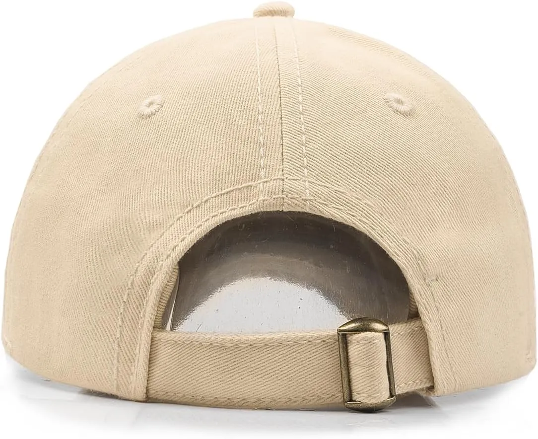 Zylioo Small Baseball Cap,Petite Size Ball Cap,Relaxed Little Sports Cap,Adjustable Fitted Golf Cap for Men Women
