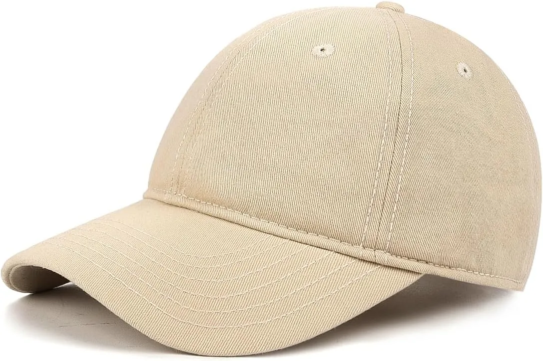 Zylioo Small Baseball Cap,Petite Size Ball Cap,Relaxed Little Sports Cap,Adjustable Fitted Golf Cap for Men Women